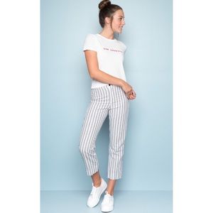 ❌ SOLD ❌ Brandy Melville striped Tilden pants